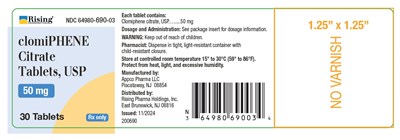 Clomiphene label.jpg Clomiphene label.jpg - Clomiphene label